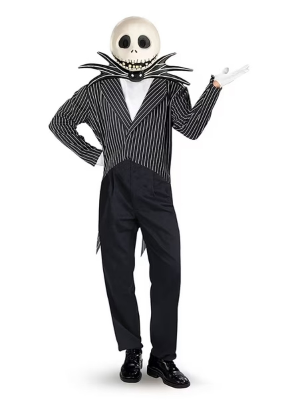 The Nightmare Before Christmas Jack Skellington Adult Deluxe Costume Sz L/XL